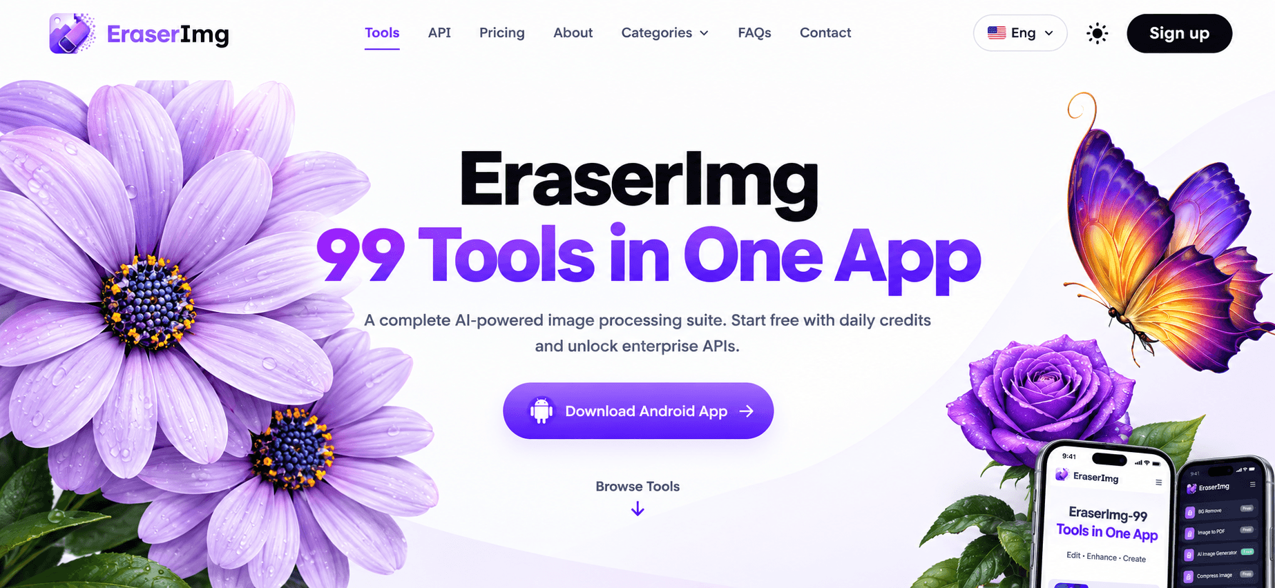 EraserImg AI Image Tools Platform